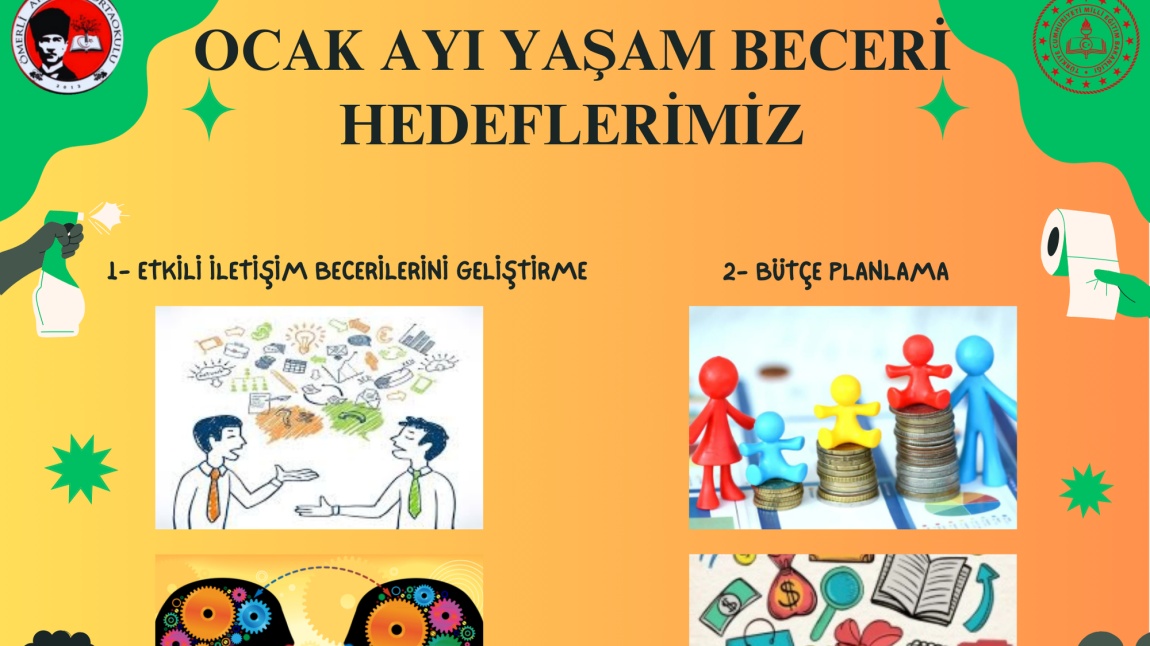 Ocak Ayı Yaşam Becerileri Hedeflerimiz